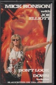 Mick Ronson With Joe Elliott Don't Look Down cassette Europe Epic 1994 cassette