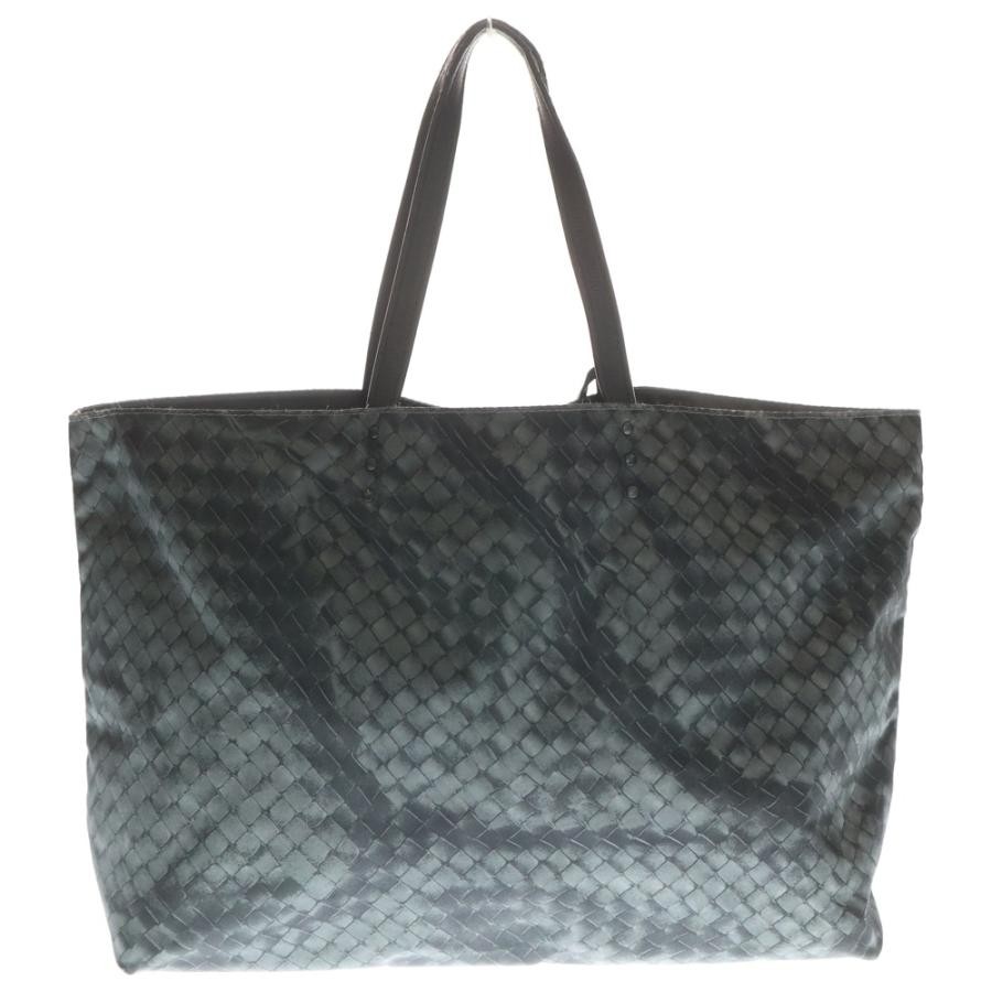 BOTTEGA VENETA Intreccio Illusion Tote Bag Shoulder Gray thumbnail 2