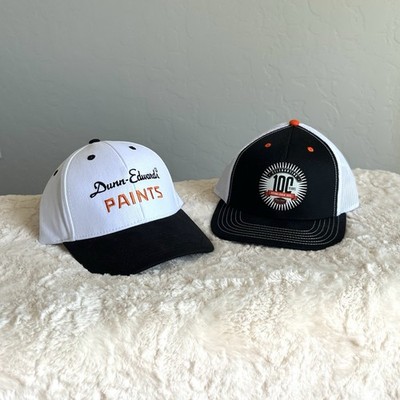 Dunn Edward's Paint Hats Bundle Black White Orange