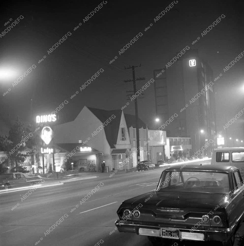 45bx05-116 historic Los Angeles Dino's Lodge Restaurant 77 Sunset Strip 45bx05-1