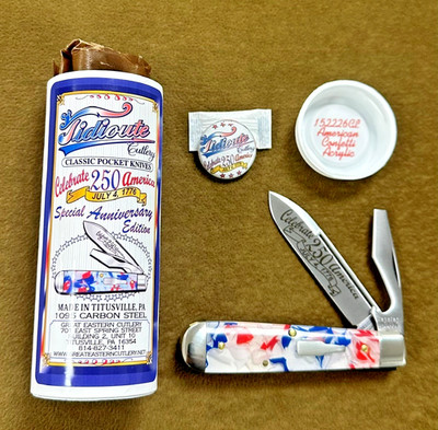 GEC, Tidioute Cutlery 152226 CL jack knife. Crown Lifter! American Confetti! JTG
