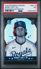 2025 Bowman Chrome - Bowman Ascensions Bobby Witt Jr. #BA-19 KC Royals PSA NM 7