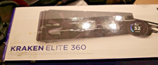 NZXT Kraken Elite 360mm - RL-KN36E-B1 - AIO CPU Liquid Cooler NOB - COMPLETE!!!