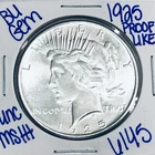 1925 BU UNCIRCULATED SILVER PEACE DOLLAR AUTHENTIC U.S. MINT FREE SHIPPING 6145