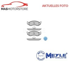 SATZ BREMSBELÄGE BREMSKLÖTZE MEYLE 025 218 2217 A FÜR KIA CARNIVAL II