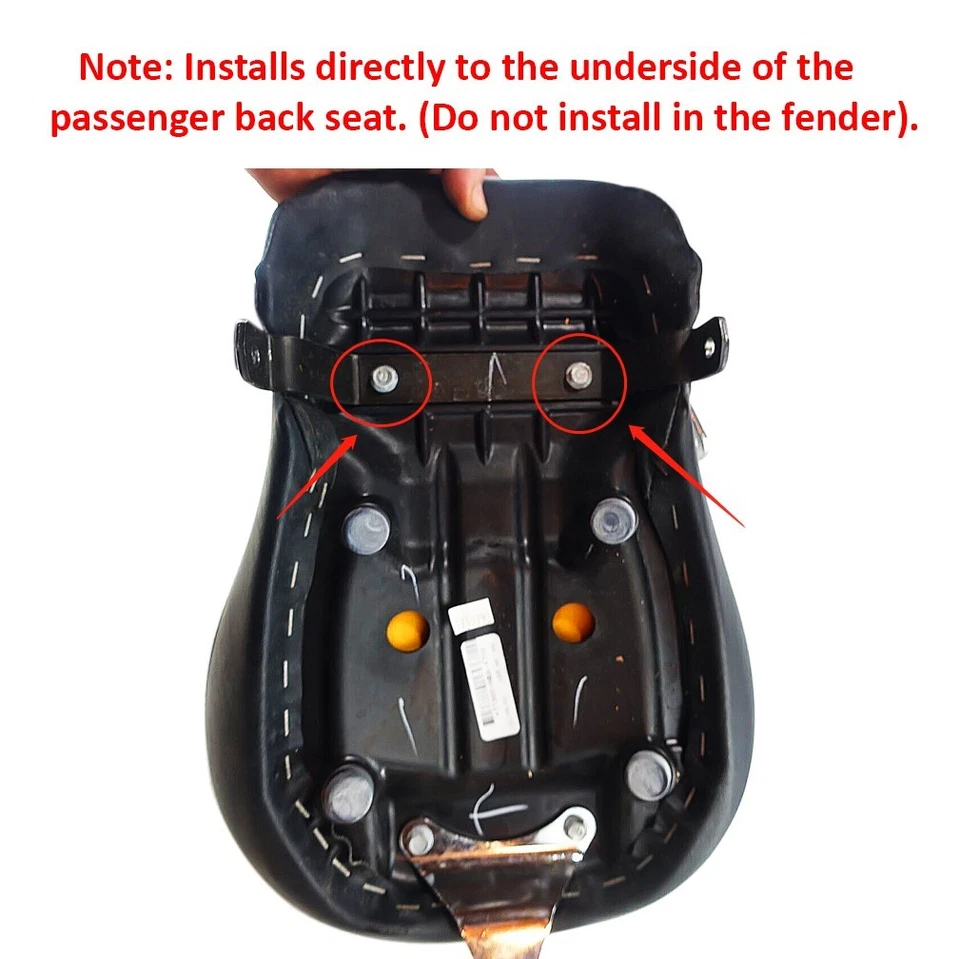 Juego de almohadillas de respaldo para conductor Honda VTX VTX1300R VTX1800R VTX1300S VTX1800S R S Foto 3 de 4