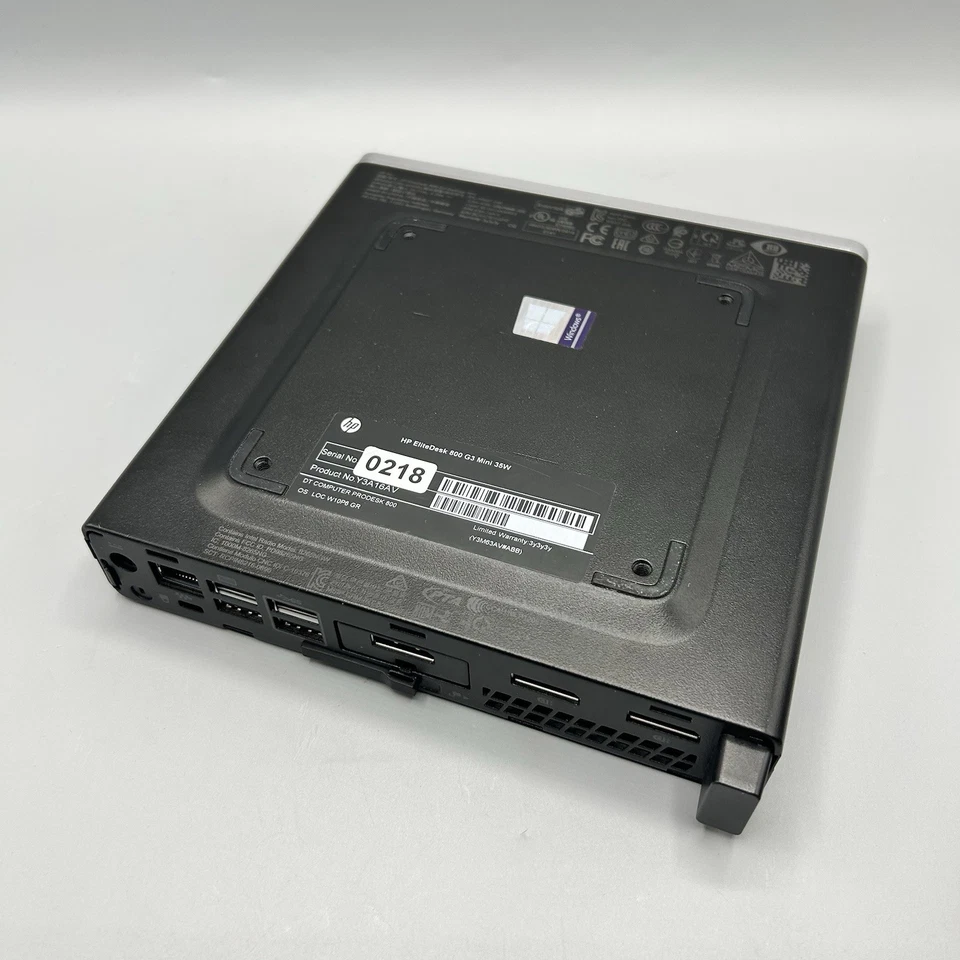 HP EliteDesk 800 G3 35W mit Intel Pentium CPU G4400T 2.90GHz Schwarz/Silber TOP✅ - Bild 3 von 4