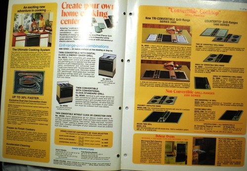 Vtg JENN-AIR Catalog RETRO Kitchen Design Range Ovens Cooking 1979 - Picture 2 of 2