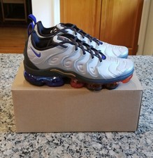 grey blue and orange vapormax