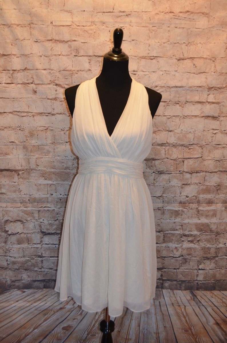 bridesmaid dresses modcloth Set in Your Sways Dress Ivory NWOTD sz M chiffon exclusive $130 draping swatch:white-classic-navy-stripe 5881761. Size:08 (SMALL) Zara Dresses | Zara