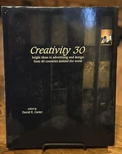 Creativity 30 Bright Ideas In Advertising and Design by David E. Carter (Rare)