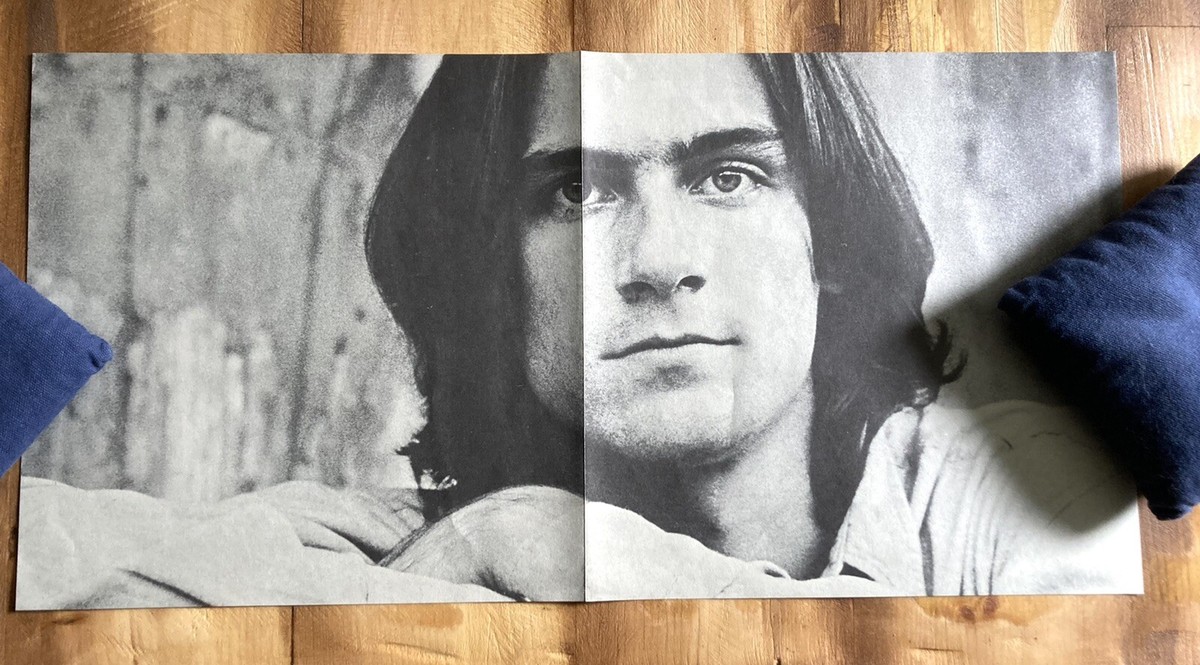 ORIGINAL JAMES TAYLOR POSTER 1970 FOLK SINGER SONGWRITER 22 x 11