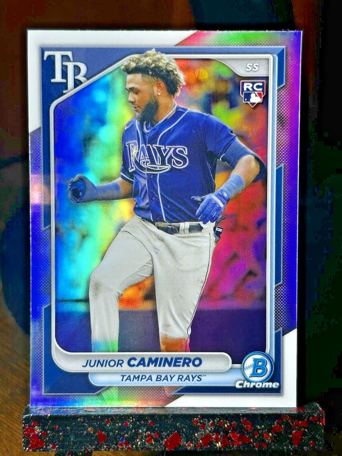 2024 Bowman Chrome Junior Caminero RC Image Variation #56