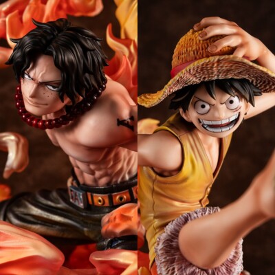 Portrait.Of.Pirates NEO-MAXIMUM ルフィ&エース MegaHouse Portrait.Of.Pirates One Piece NEO-MAXIMUM Luffy