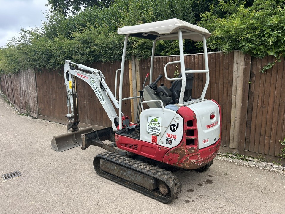 Jeu D'autocollants De Sécurité Pour Mini-pelle Takeuchi TB216 - Avertissements Et Signalétique