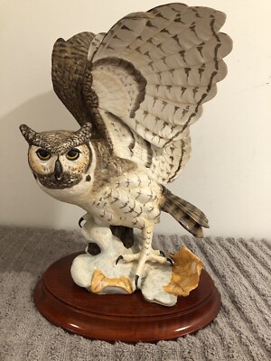 The Great Horned Owl Franklin Mint Collection 1988 | eBay