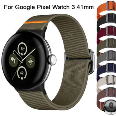 Nylon Strap For Google Pixel Watch 3/2/1 41mm Sport Band Bracelet Replacement 