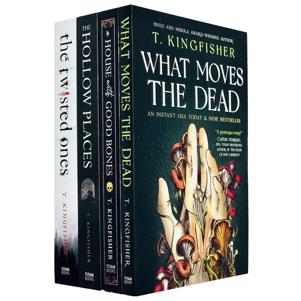 T. Kingfisher Collection 4 Books Set Hollow Places, What Moves Dead,Twisted Ones