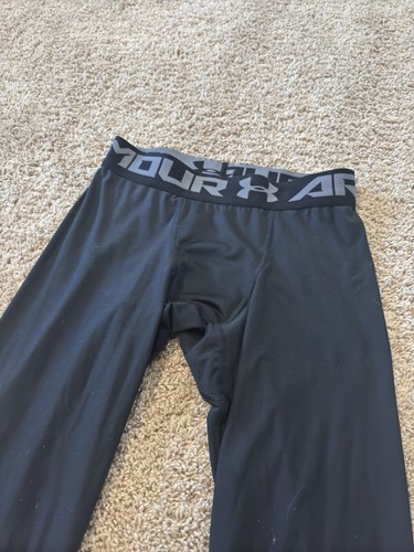 Pantaloni a compressione Under Armor uomo taglia large neri pantaloni per tutte le stagioni meteo - Foto 2 di 5