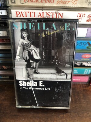 The Glamorous Life by Sheila E. (Cassette, Warner Bros.) Light Crack Front Case
