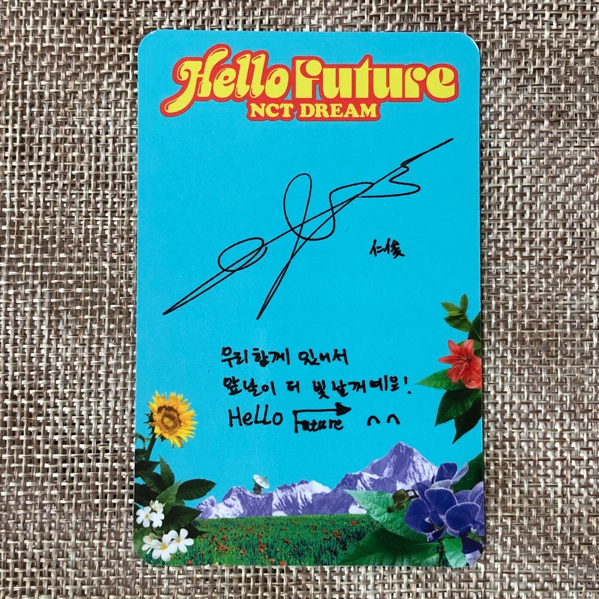 NCT DREAM RENJUN [ HELLO FUTURE ] Official Photocard, Future Ver