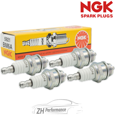 4x NGK 5921 BM6A Zündkerze für Motorsäge Trimmer Husqvarna Honda Toyota