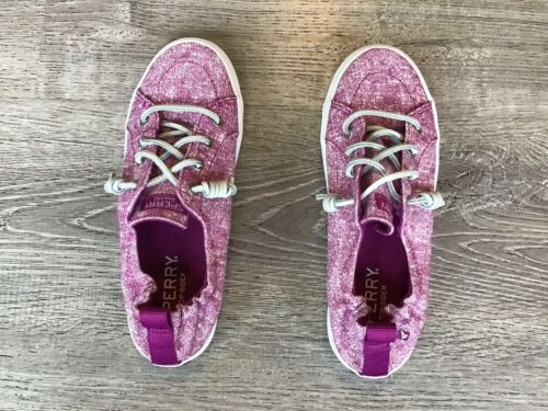 Sperry Womens Top Sider Size 7 M Shoes Crest EBB Sneaker Pink Stripe STS80098 - Picture 4 of 13