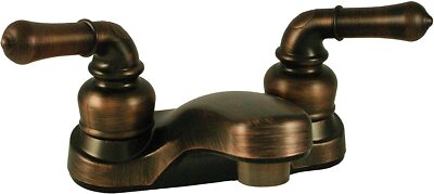 Mobile Home/RV/Marine 4'' Oil Rubbed Bronze Lavatory Faucet with Lever Handles