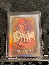 Mike Trout  2024 Allen & Ginter - Hot Box - Silver Portrait  - #280 - Angels
