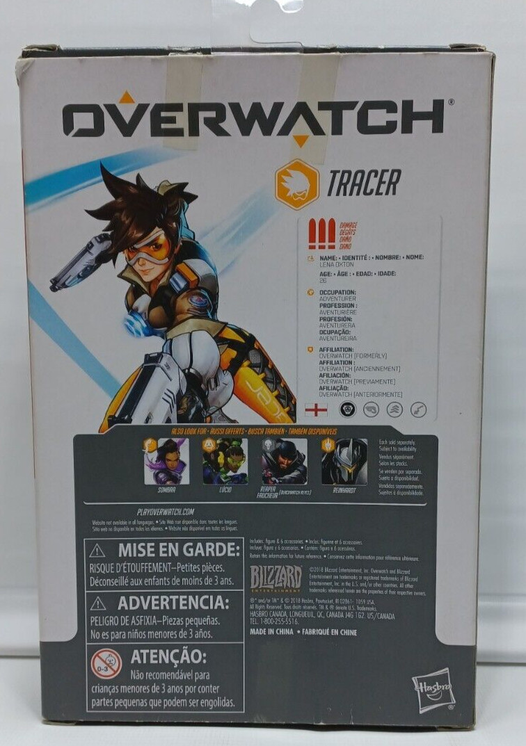 Overwatch Ultimates NEW * Tracer * 6-Inch Action Figure Hasbro Blizzard  SEALED