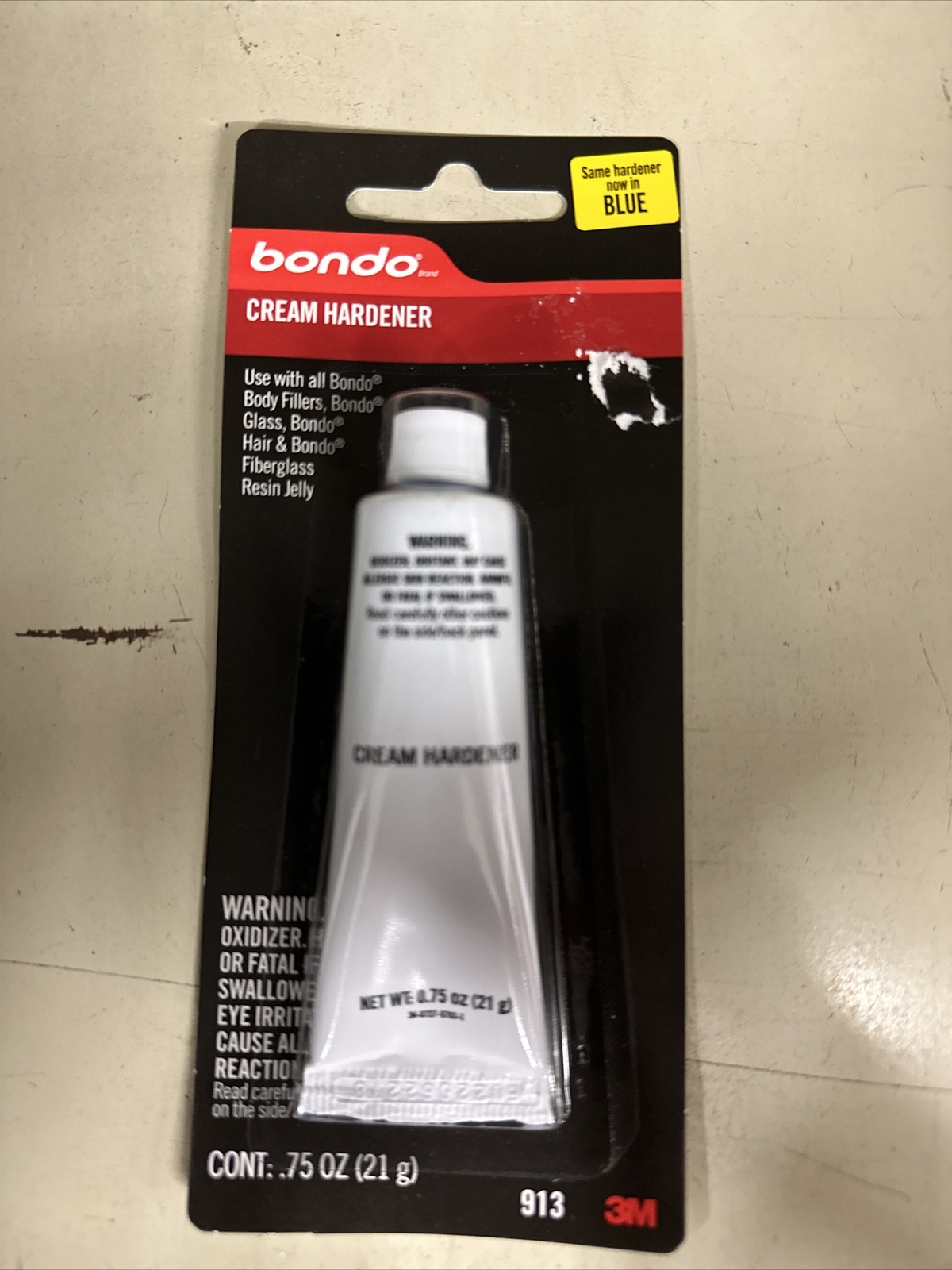 Bondo Cream Hardener 0.75 oz Auto Body Filler Works w/ Filler Glaze
