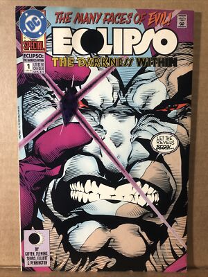 DC Comics Eclipso: The Darkness Within #1 VF-NM With Gem Attached