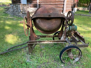 Antique Chain Belt Co. cement mixer | eBay