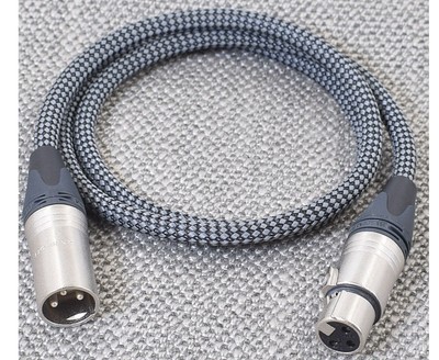 HIFI AES-EBU DIGITAL Interconnect lead XLR 110 Ohm 1 x 3,0 Meter NEUTRIK Stecker