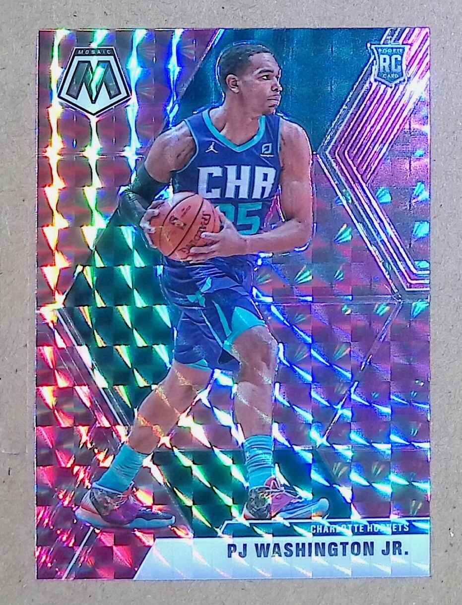 2019-20 Panini Mosaic #213 PJ Washington Jr. Camo Pink RC Rookie R2873
