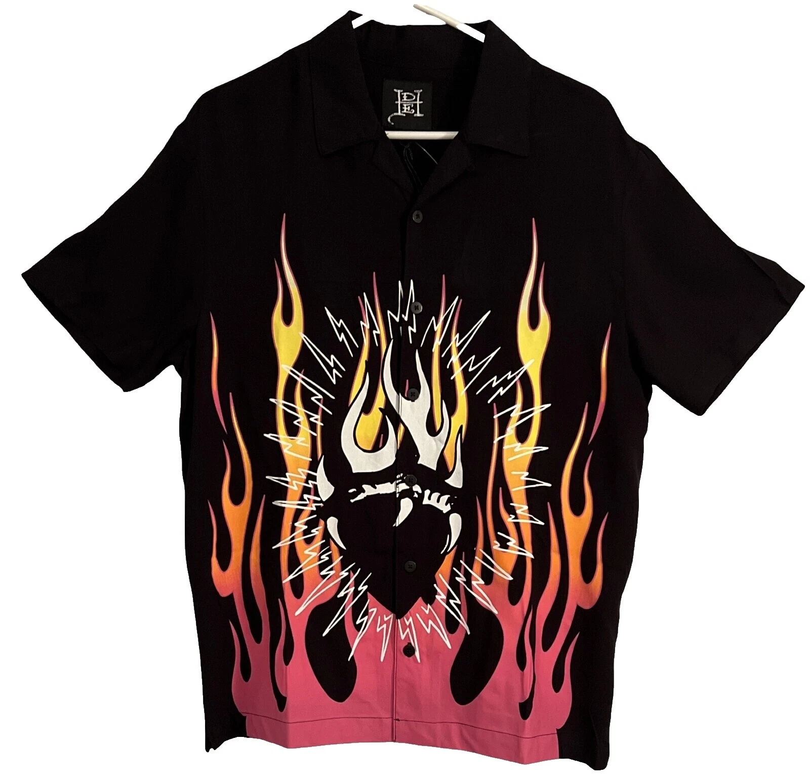 Camisas para hombre Ed Hardy negras talla 2XL