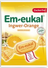 Em-eukal Hustenbonbons Ingwer Orange zuckerfrei - Bonbons - 75g