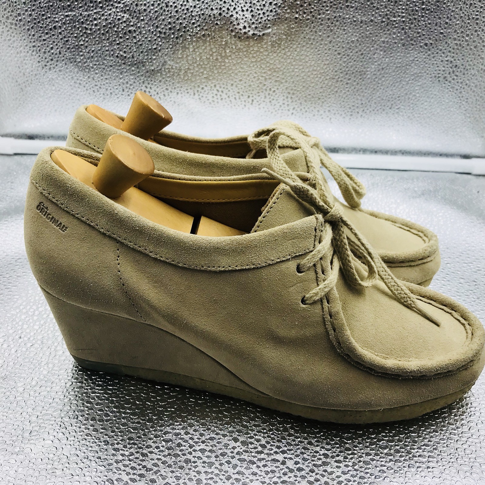 Clarks Originals Talla 36.5 36.5 Talla 4.5 Yarra Arena Cuña de arena del desierto botas al tobillo para mujer 2bca6e Clarks Originals Talla 36.5 36.5 Talla 4.5 Yarra Arena Cuña de arena del desierto botas al tobillo para mujer 2bca6e
