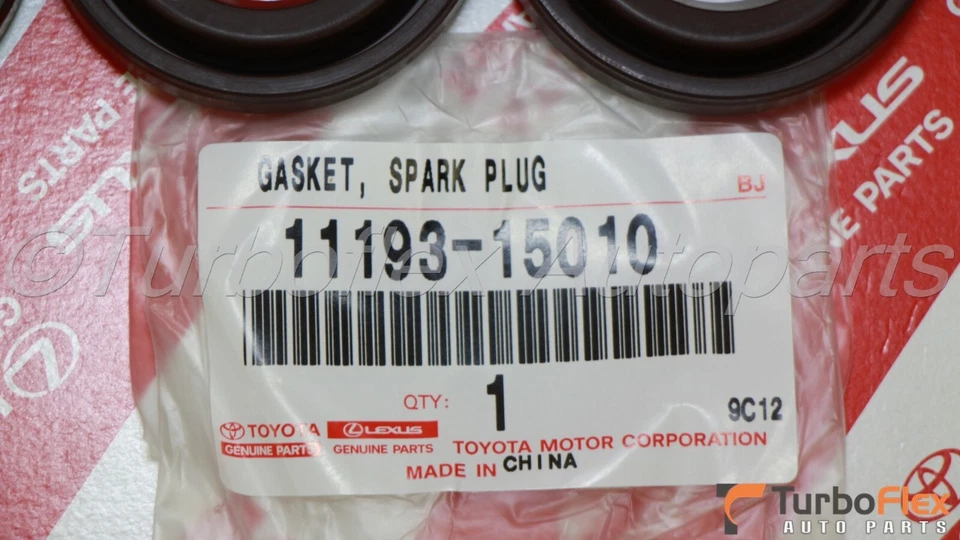 Lexus LS400 1990-1997 SC400 1992-1997 Spark Plug Tube Seal Set OEM 11193-15010 - Image 4 of 4