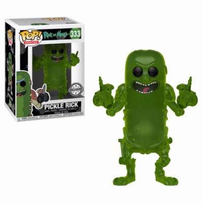 Pickle Rick Translucent Rick and Morty POP! Animation #333 Vinyl Figur Funko