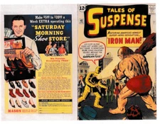 Facsimile reprint covers only to TALES OF SUSPENSE #40- - 1963 Silver Age Atlas