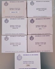 Repubblica di San Marino Scudi d'oro SOLO SCATOLA VUOTA Anni 80, A SCELTA