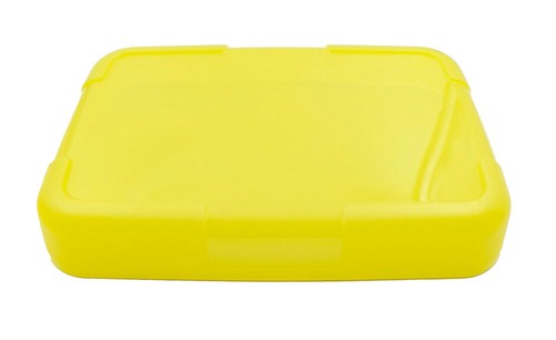 Tupperware Orange Yellow Plastic Rectangular Tissue Box Keeper Saver Server Set - Picture 17 of 20