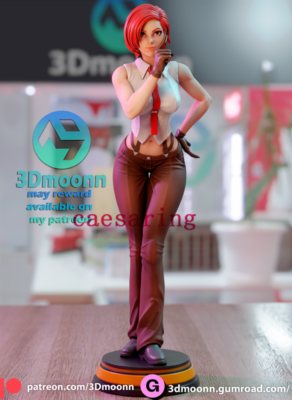 VANESSA KOF 3D Printing Unpainted Figure Model GK Blank Kit New In