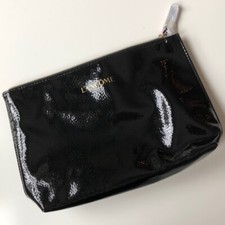 Lanc me Black Patent Cosmetic Case