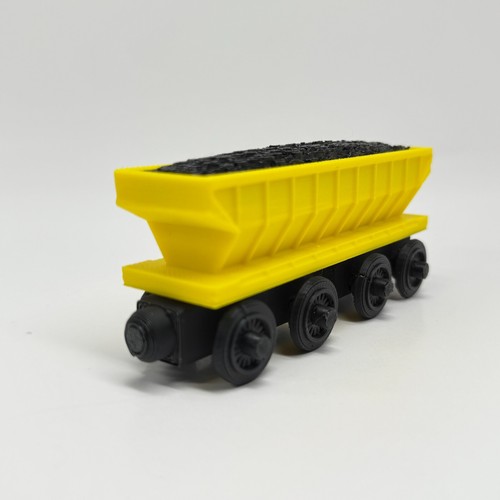 Wooden Railway 2 Yellow Hopper Train Custom Thomas & Friends Brio - HECTOR - Picture 8 of 10