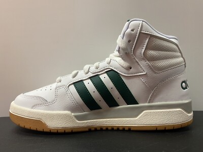 ADIDAS ENTRAP MID WHITE COLLEGIATE GREEN EG4308 SIZE 8 