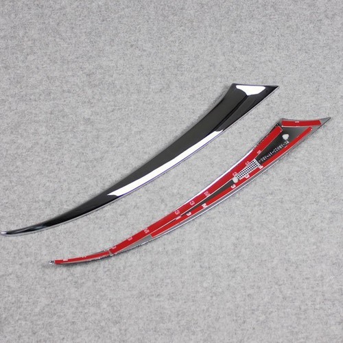 Fits 2016-2021 Mazda CX-3 Chrome Front Headlight Lamp Eyebrow Cover Trim - Bild 4 von 7