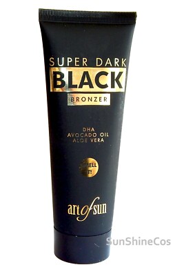 Art of Sun Black Super Dark Bronzer Solarium Kosmetik Accelerator Lotion 125 ML