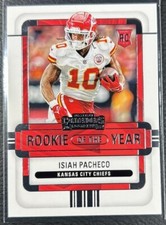 2022 Panini Contenders #ROY-IPA Isiah Pacheco Rookie of the Year Contenders